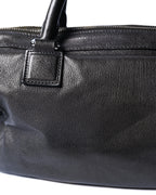 LOEWE/ Anagram 2 Way Mini Boston Hand Bag Metallic Black