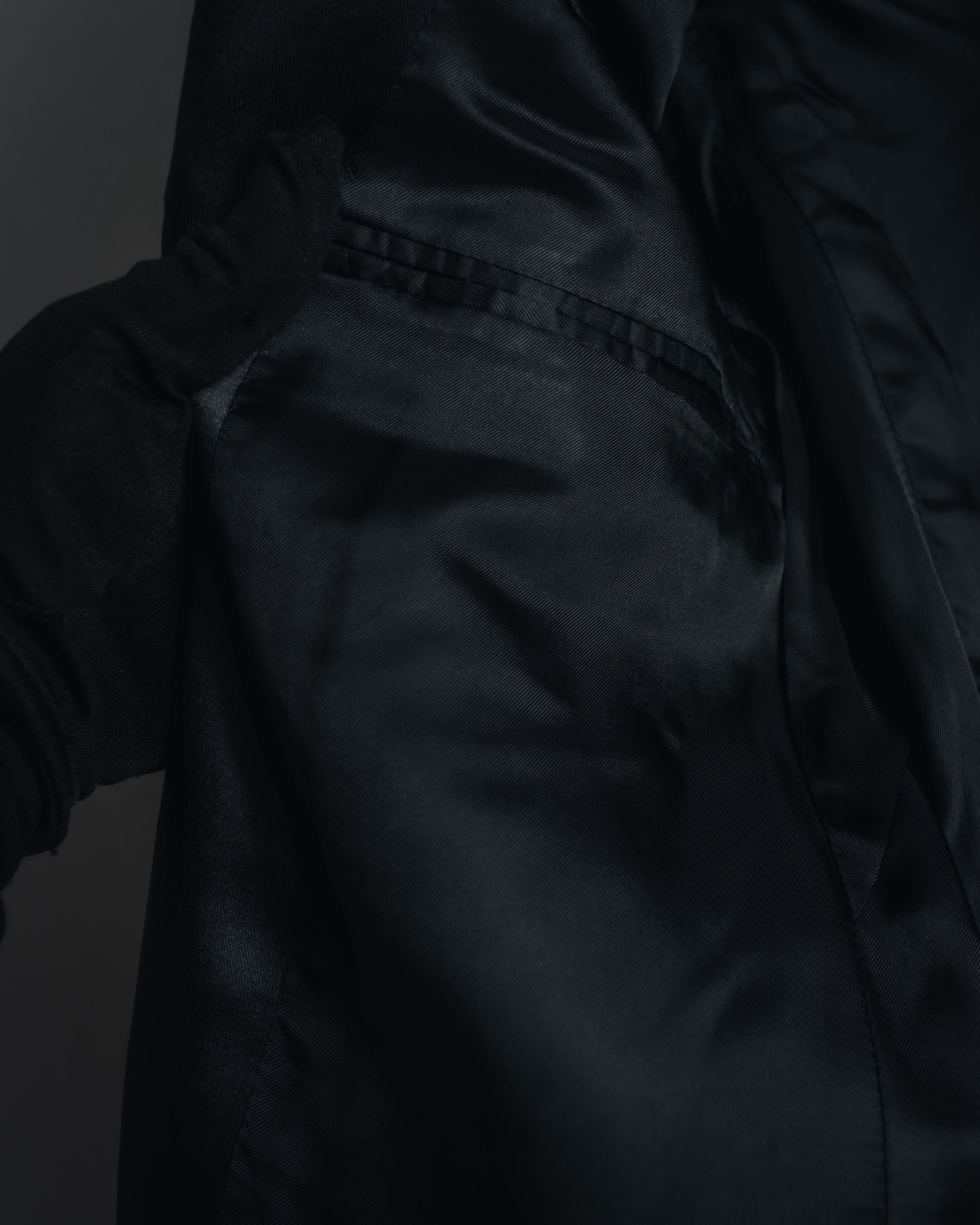 "Dior Homme" Chris Van Assche design satin lapel tuxedo set up