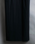 "LUIVALTA" Double breasted long dress and pleated skirt two piece