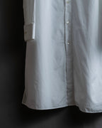 "MAISON MARGIELA" 18AW No-collar design Super long shirt