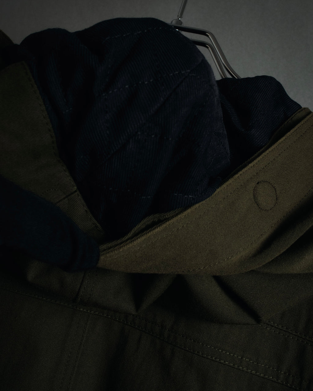 "Dior" 22AW Kim Jones design military detail hooded coat