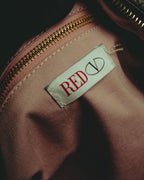 “RED VALENTINO” 2010’s lace bow leather two-way bag