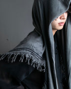 "GUCCI" GG pattern fringe detail scarf