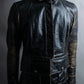 "CHANEL" Crocodile look synthetic leather jacket