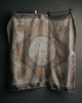 "Christian Dior" 80's-90's Elegant floral silk scarf