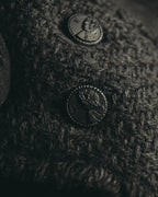 “CHANEL” 04AW textured tweed short sleeve jacket