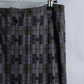 "HERMES" Check pattern cropped skirt