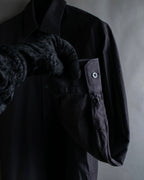 "GUCCI" Slightly glossy pinstripe oversized shirt