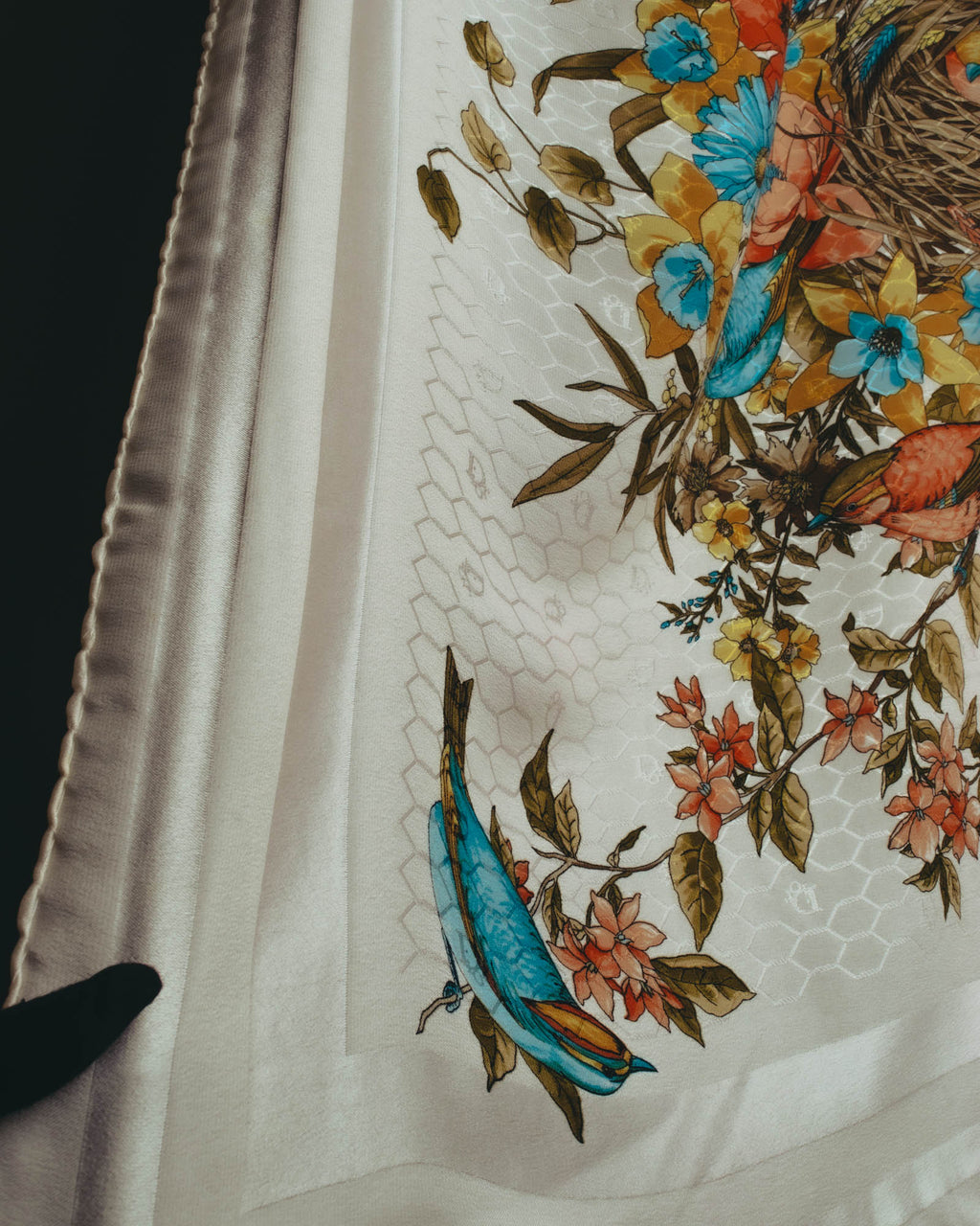 "Christian Dior" 80's-90's Elegant silk scarf
