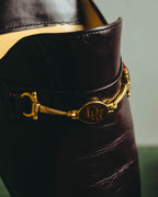 “Christian Dior” 80’s-90’s Leather bit mule slippers