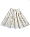 PLAN C/ Big Blooms cotton Popeline Long Skirt