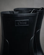 “Chloé” 2020’s Sculptural shark sole rain boots