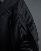 "ARMANI COLLEZIONI" Deep charcoal pinstripe set up