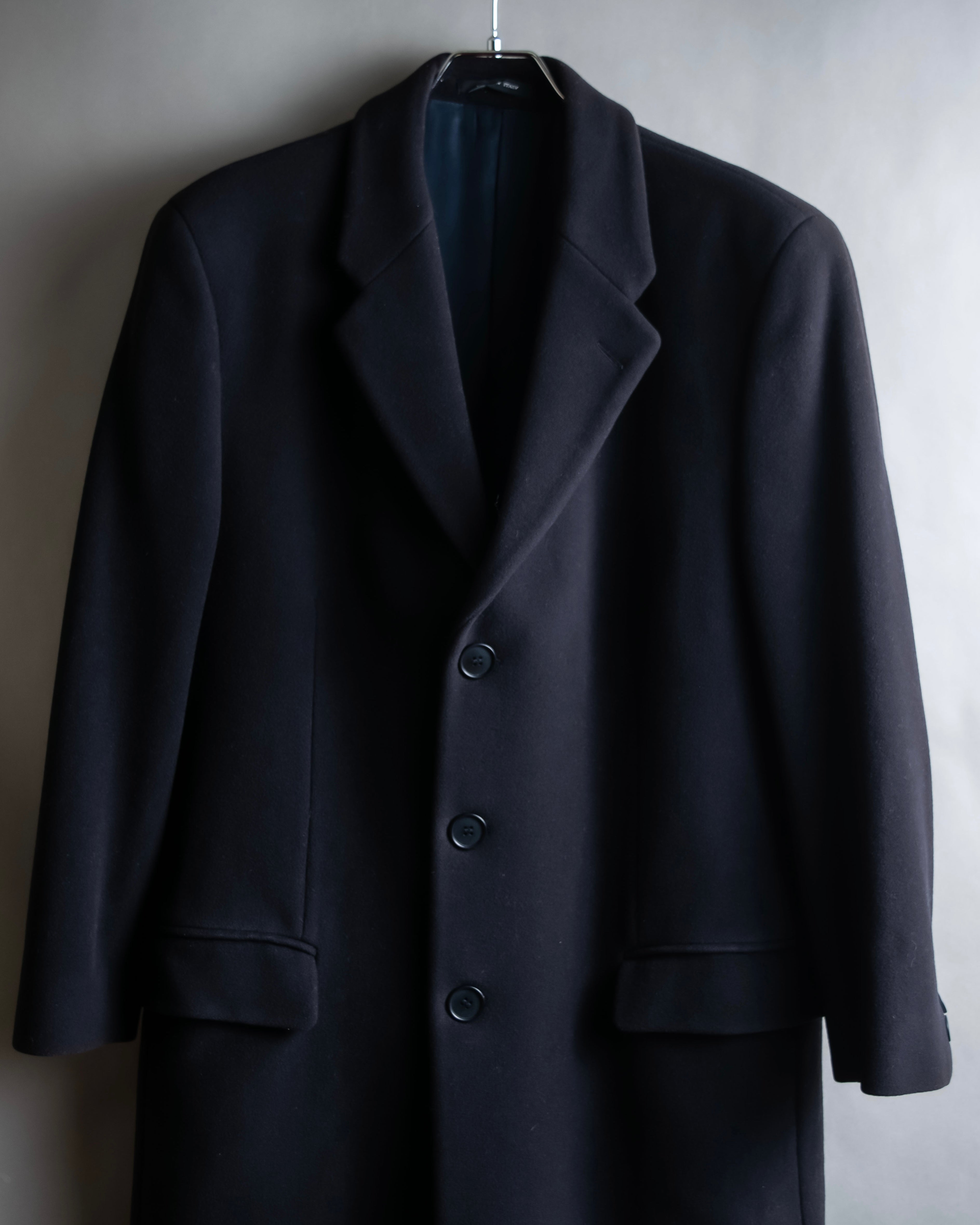"EMPORIO ARMANI" Single-breasted oversized chester coat