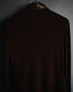 –SPECIAL– "HERMES"
00’s Transformable leather-trim viscose shirt