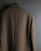 "MAISON MARGIELA" 13AW structured mid-length tailored coat