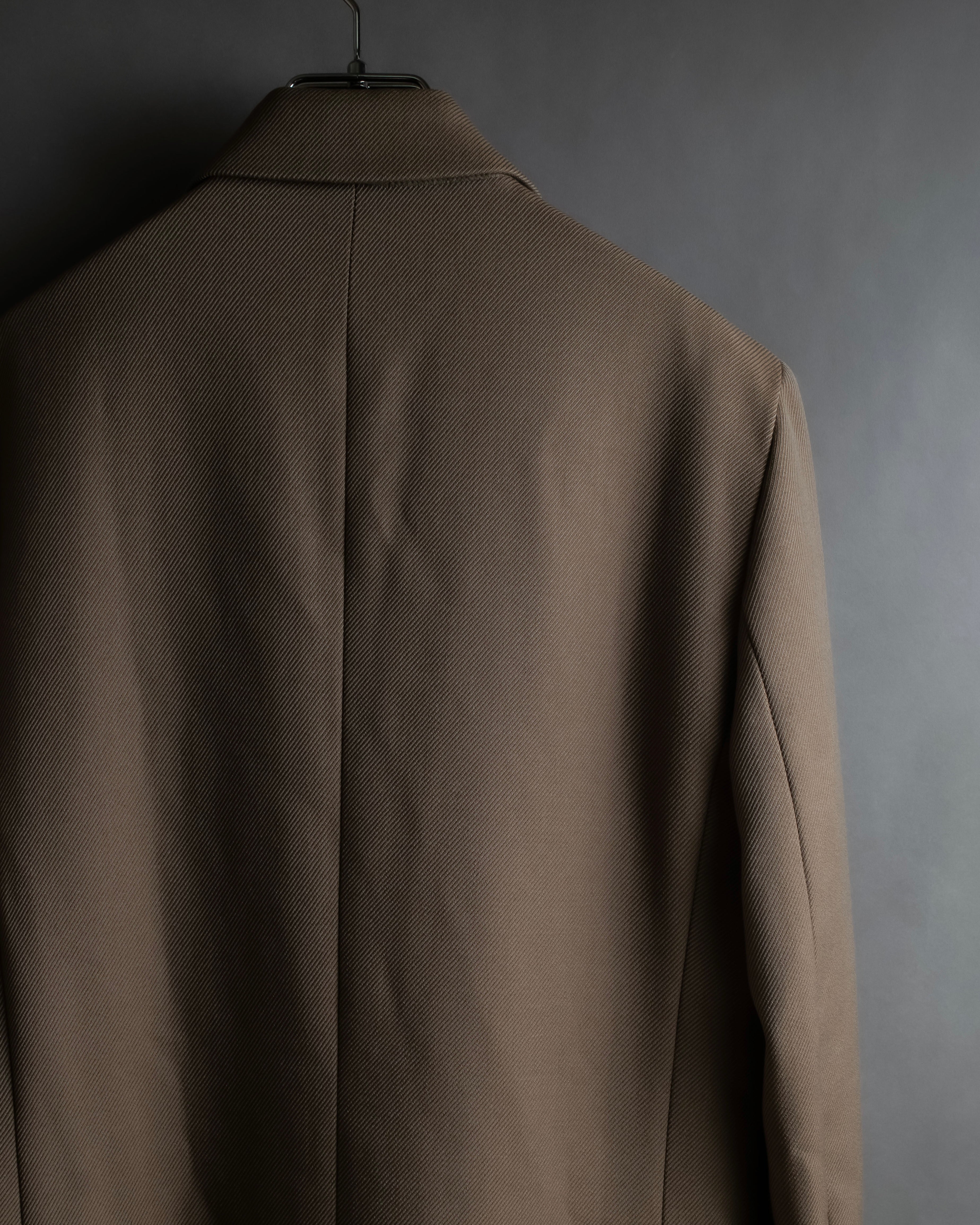 "MAISON MARGIELA" 13AW structured mid-length tailored coat