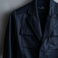 "Y's" 4 pocket military detail black tailored jacket