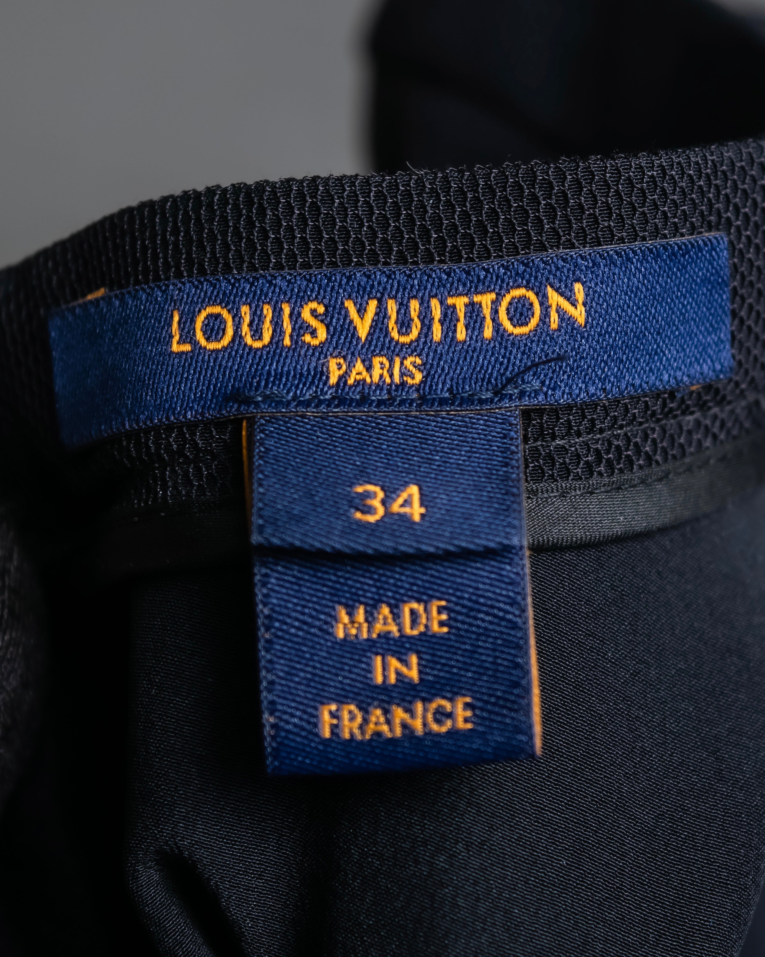 "LOUIS VUITTON" Tiered embroidered design flared skirt