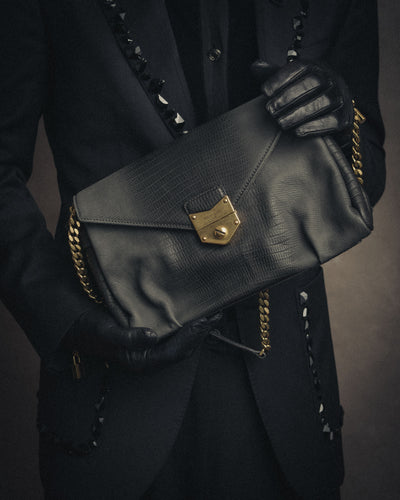 –SPECIAL– “Yves Saint Laurent”
2000’s-2010’s Lizard embossed chain shoulder bag