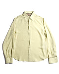 GUCCI/ GG Pattern Designed Silk Shirt Yellow