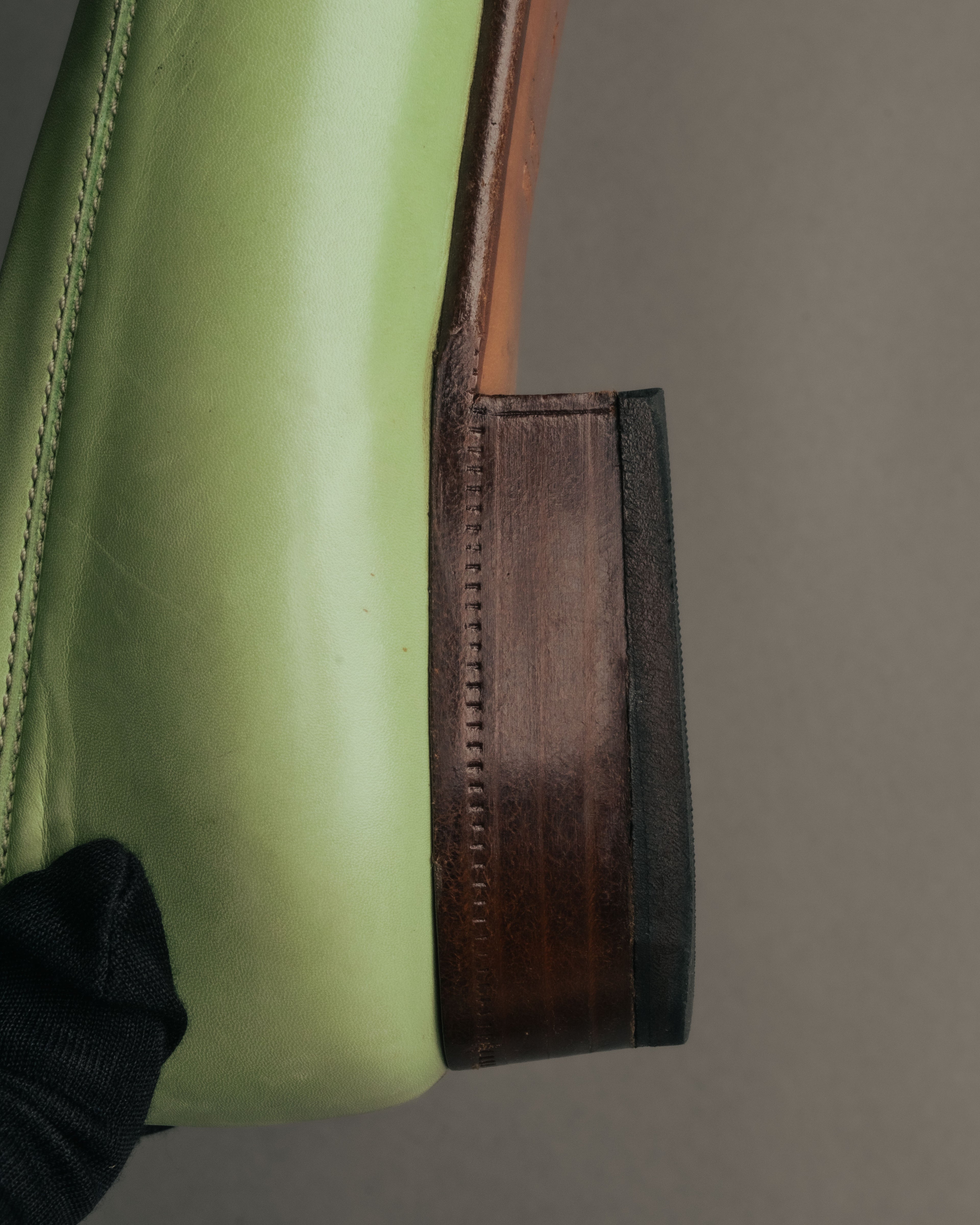“Hermès” 90’s-00’s Kelly buckle leather loafer