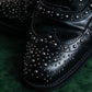 "Church’s" Silver stud design wingtip derby shoes