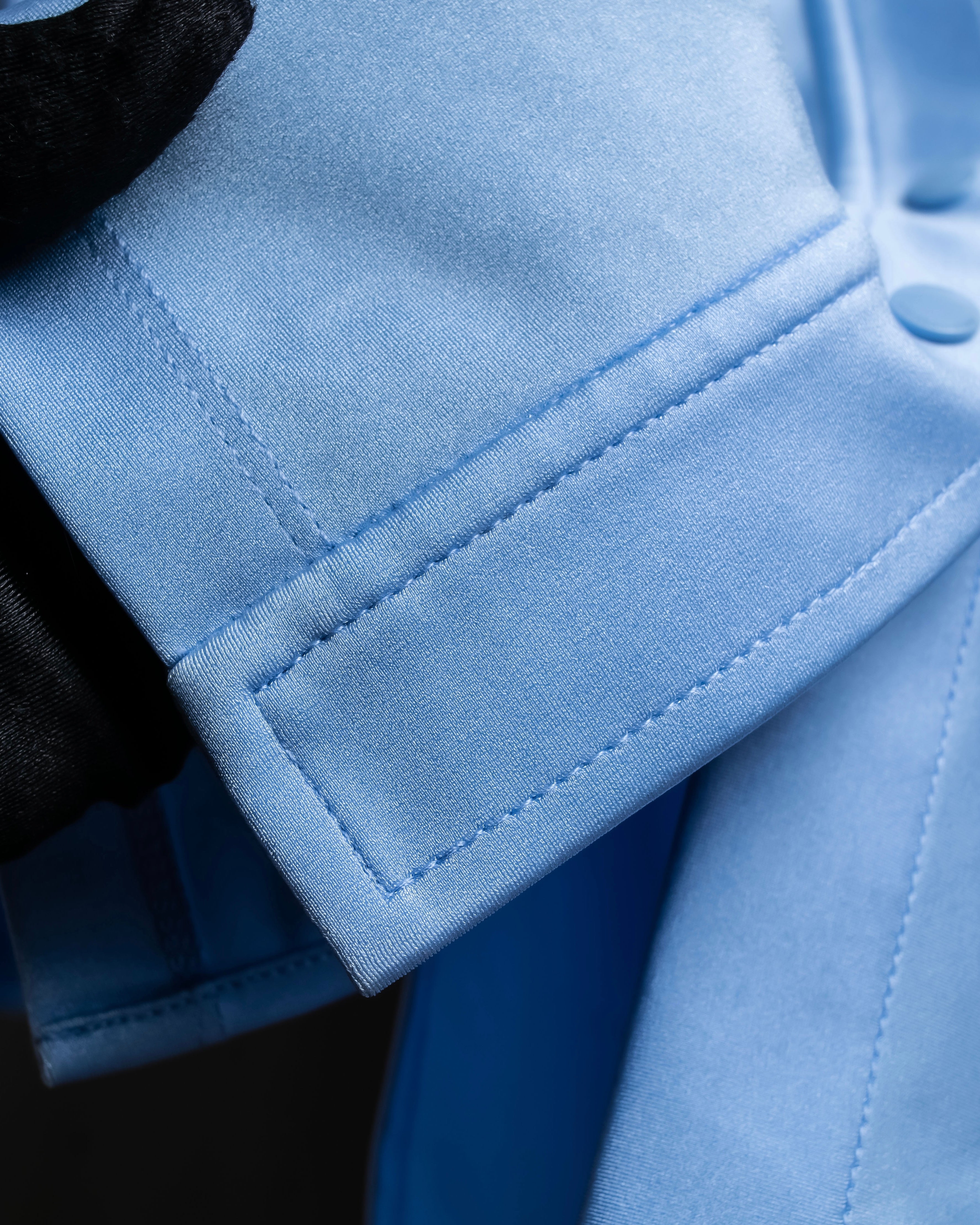 "ALEXANDER WANG" Three-dimensional cut design light blue shirt