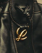 "LOEWE" 90's-10's classic drawstring shoulder bag