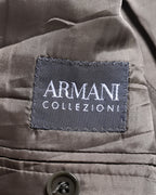 ARMANI COLLEZIONI Vintage/ Single Breasted 2B Tailored Jacket Light Gray