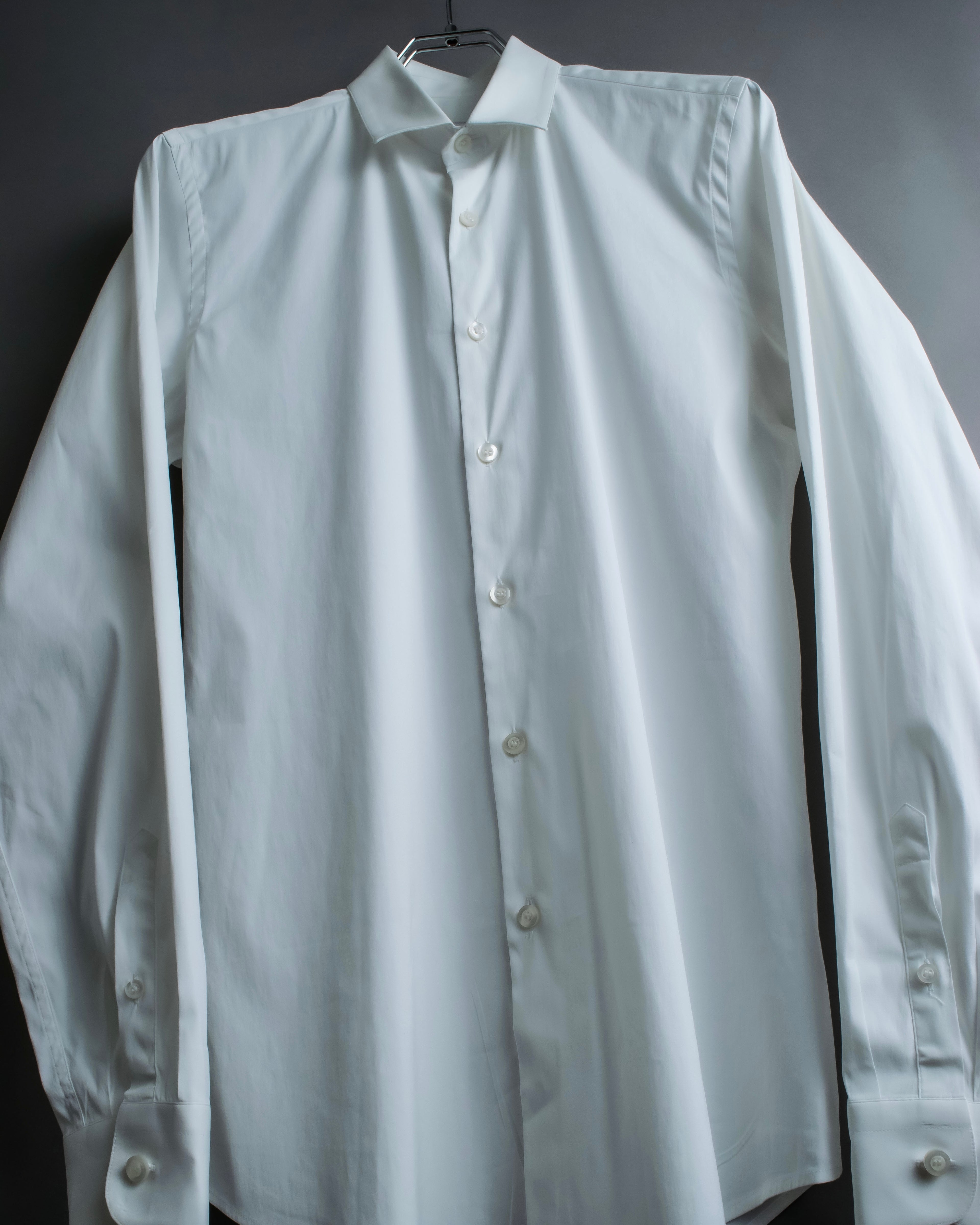“PRADA” Short pointed collar dress shirt