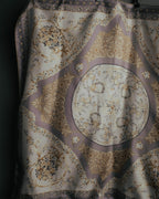 "Christian Dior" 80's-90's Elegant floral silk scarf