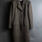 "Yves Saint Laurent Rive Gauche"
Fly front tweed chester coat