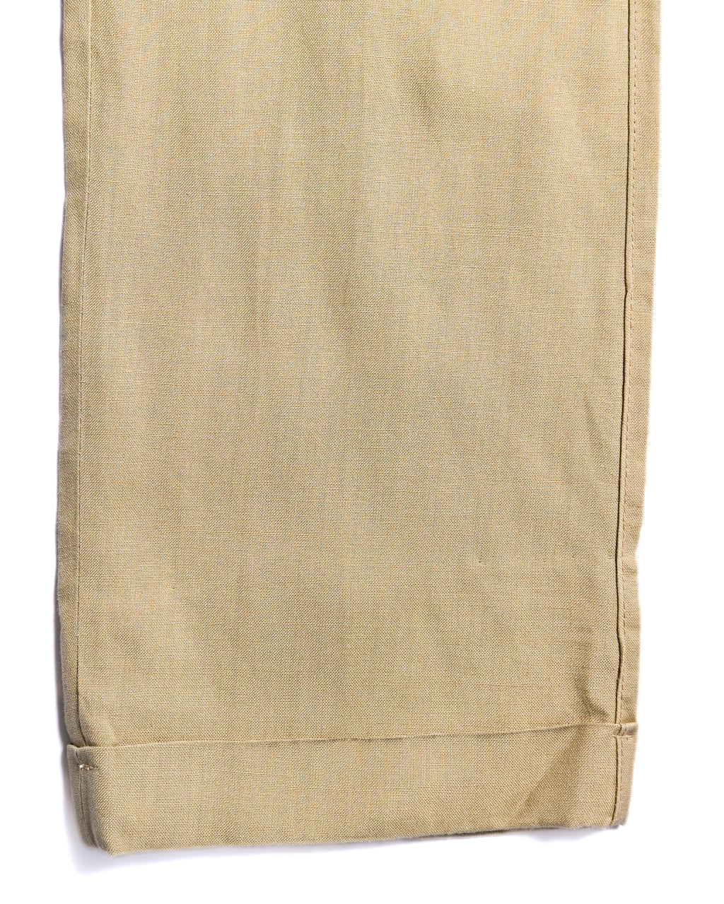 VINTAGE/ Linen Tasted 2 Tuck Trousers Light Beige