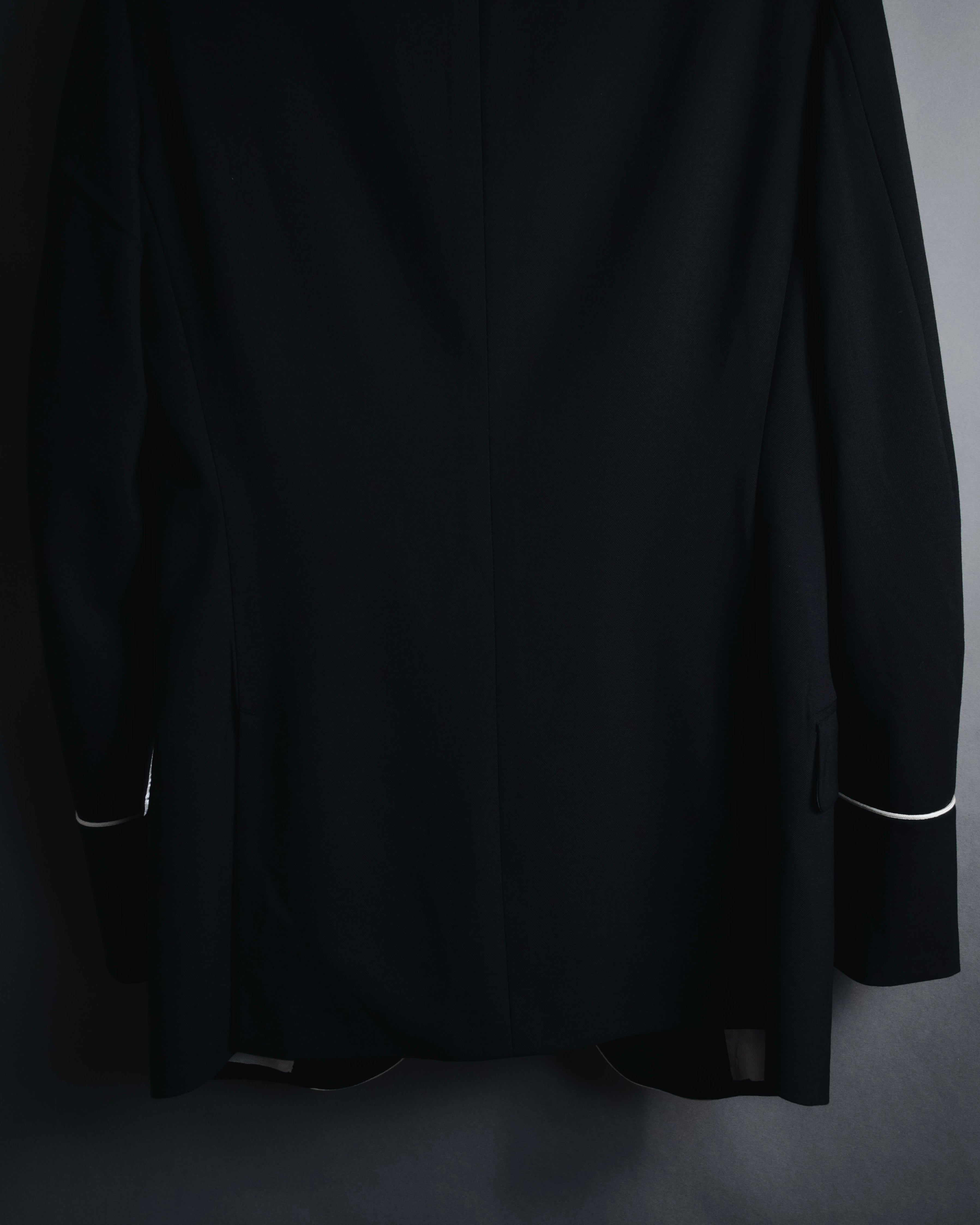 "GUCCI" 2015-2016 Piped tailored blazer