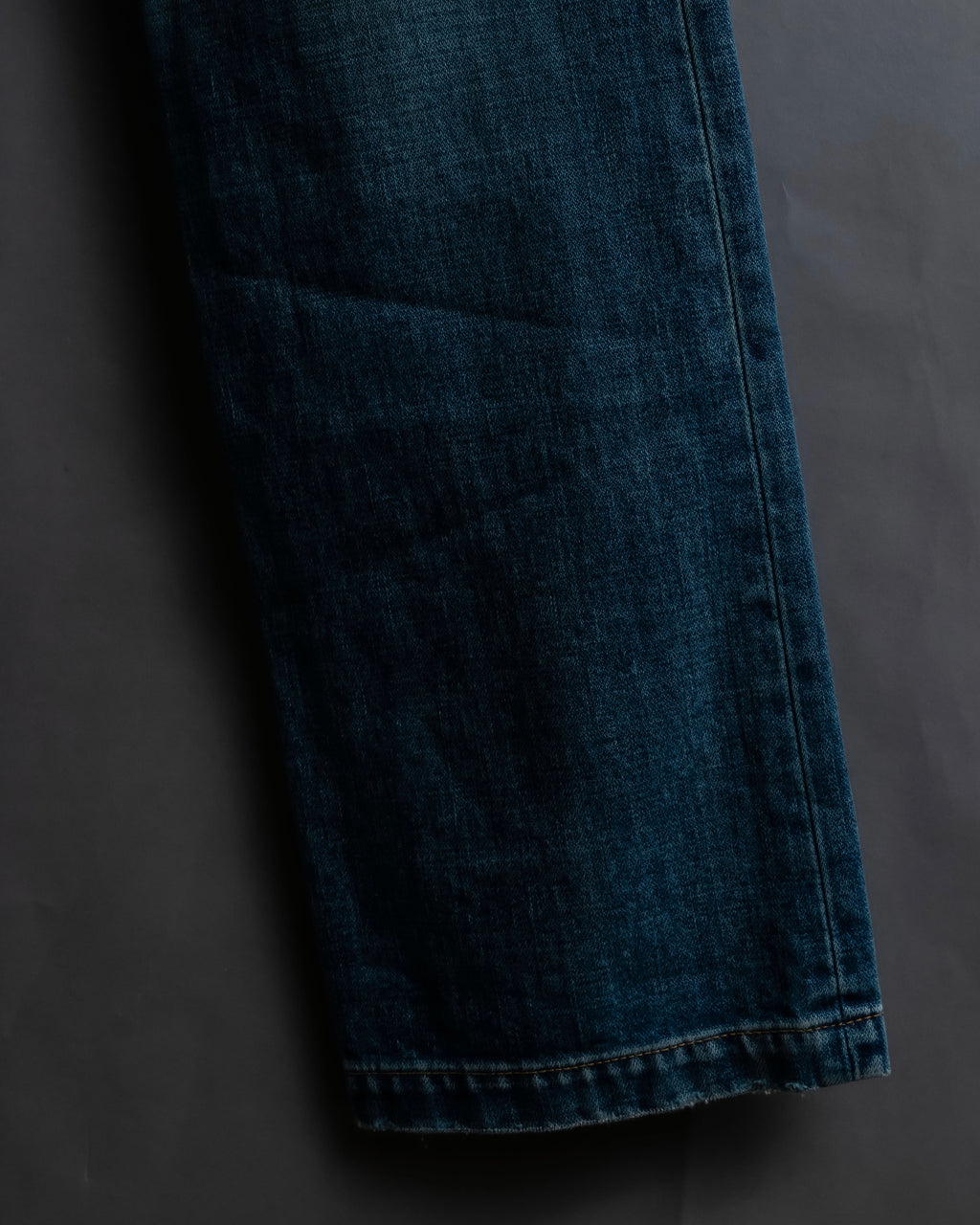 "Saint Laurent" Faded straight line denim pants