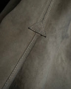"LOUIS VUITTON" 00's Marc Jacobs period double-breasted suede coat