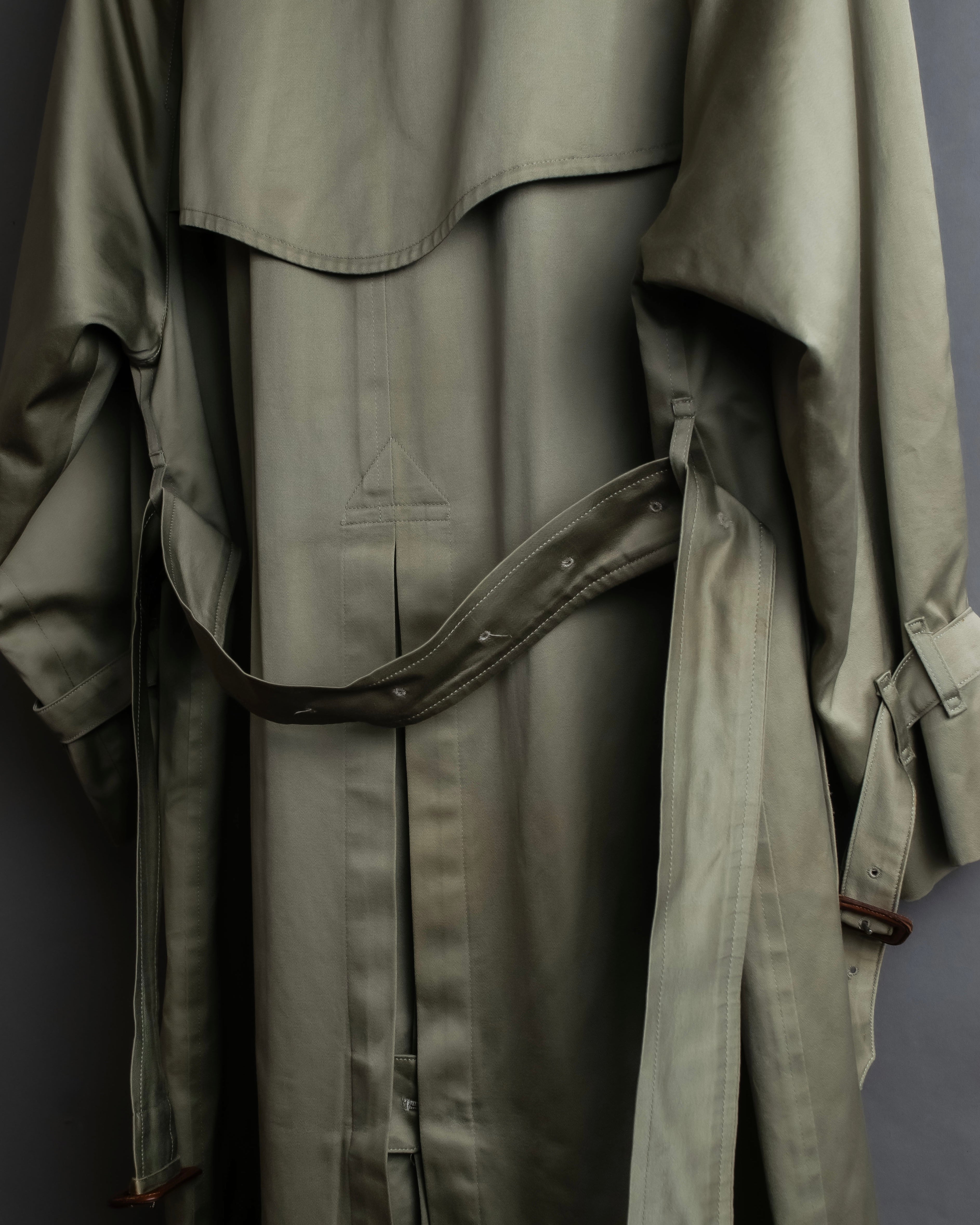 "Burberrys" Vintage water-repellent cotton oversized trench coat
