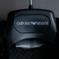 "EMPORIO ARMANI"  Dimensional wave pattern velour like chester coat