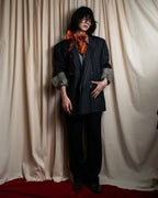 "GIANNI VERSACE" Striped classical tailored jacket