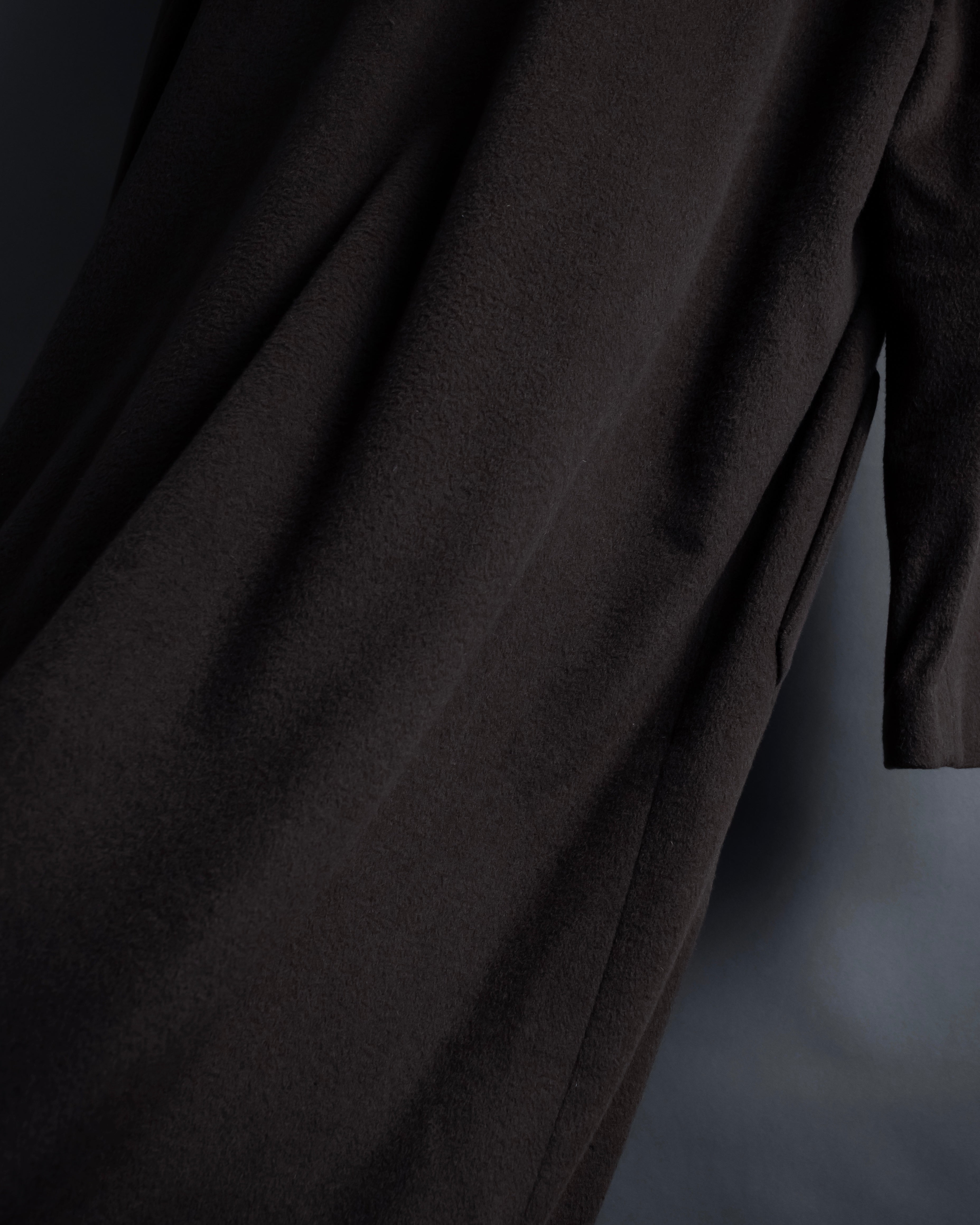 "Vintage 100% pure cashmere long chester coat"