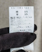 "Y's" Linen cotton mix ruffle design tank top