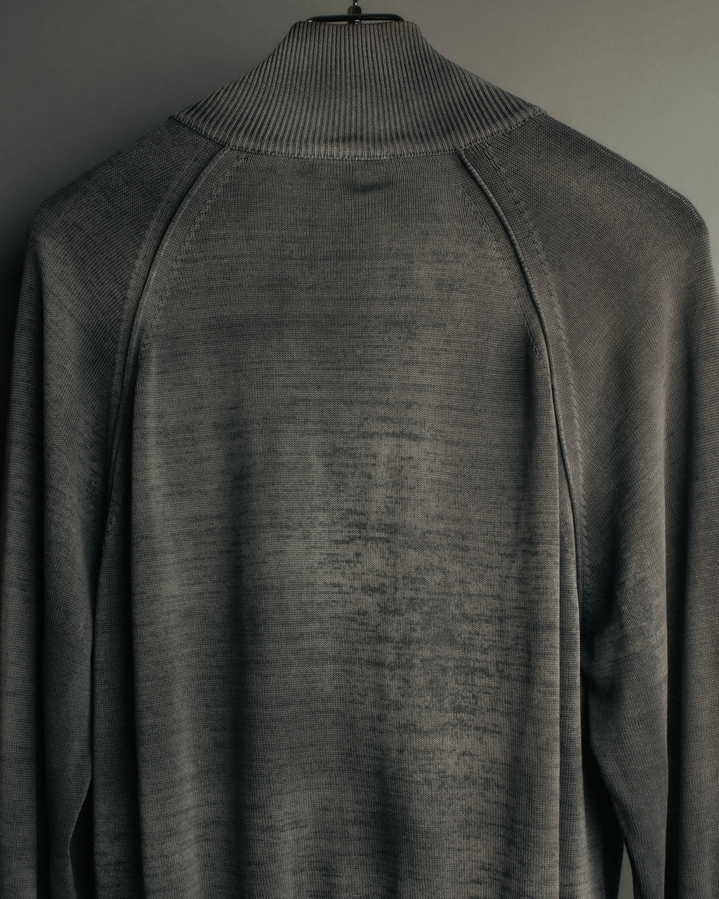 "PRADA" 90's-00's Minimal cotton zip cardigan