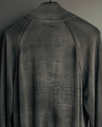 "PRADA" 90's-00's Minimal cotton zip cardigan