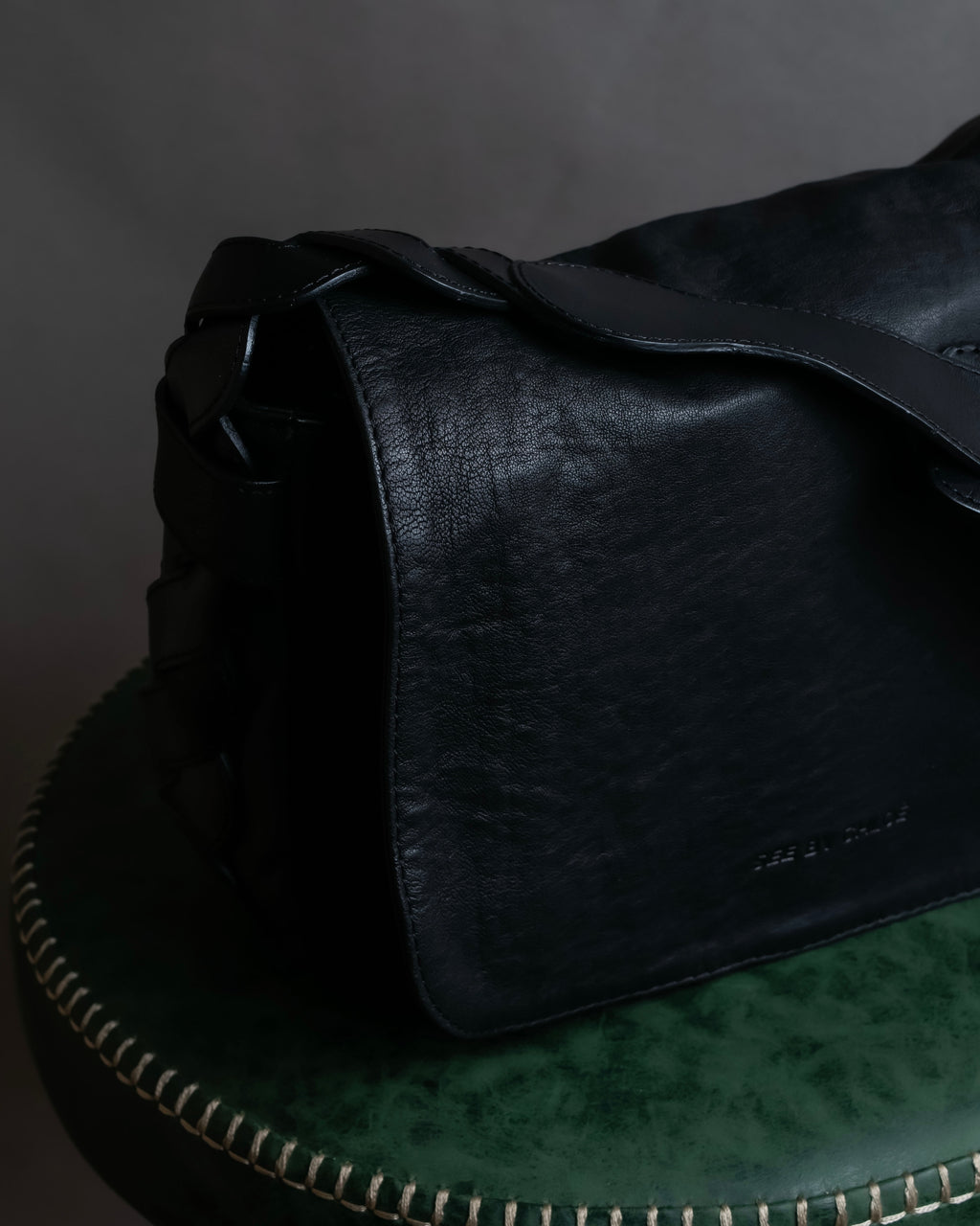 "SEE BY CHLOE" Braided shoulder design leather bag