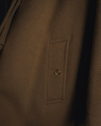 "BURBERRYS" 80’s-90’s Fly-front wool cashmere coat