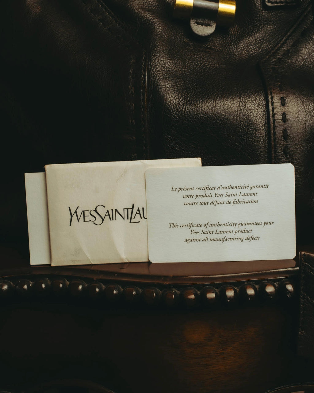 -SPECIAL- “Yves Saint Laurent” 00’s-10’s Muse leather handbag