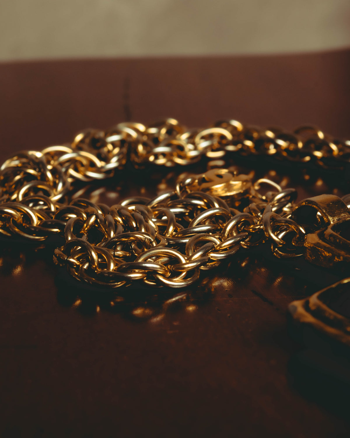–SPECIAL– "CHANEL" 80's Gripoix Byzantine cross pendant necklace
