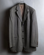 "HUGO BOSS" Woven pattern oversized 3 button tailored jacket