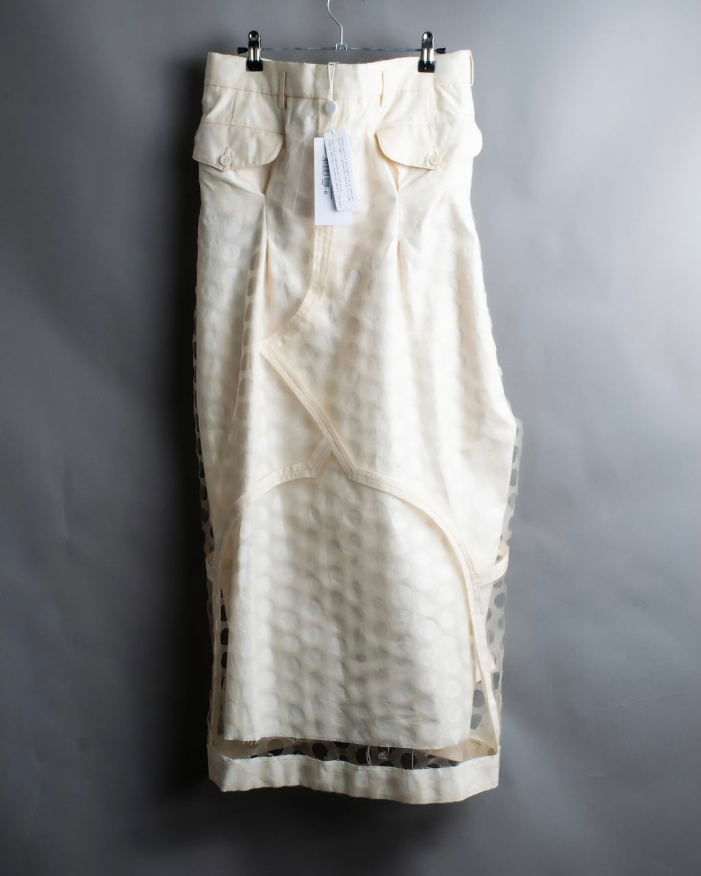 "MAISON MARGIELA" 20SS Polka dot tulle layered skirt